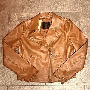 Levi’s Brown Moto Faux Leather Jacket NWT